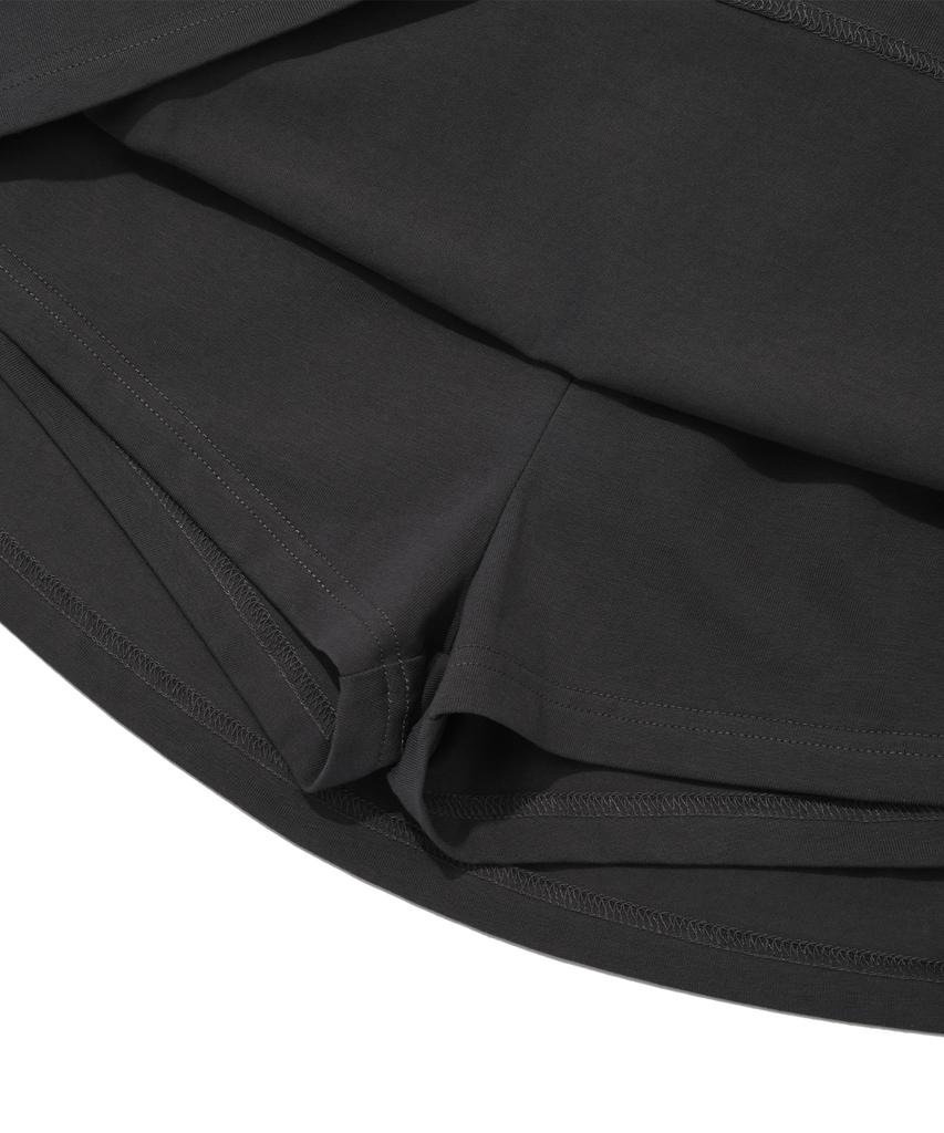 RETRIEVER CLUB Garter Skirt [Charcoal Gray]