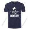 Unisex T Shirt Guadeloupe Tshirts Unisex Tshirt Print Daily Cotton Short Sleeve Oneck Worsted