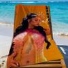 Singer Kali Uchis Sincerely Towel Sports Quick Dry Travel Camping Gear Sandproof Soft Light Large Beach Towel