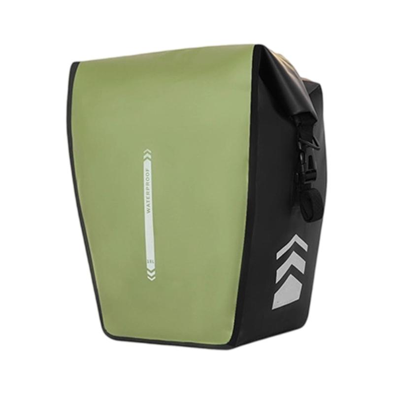 Water Resistant Bicycles Commuting Bag Double Side Saddles Bag with Reflective Trim Luggage Carriers Panniers Bag