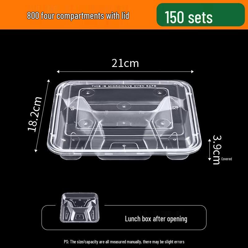 Disposable Divided Meal Prep Containers