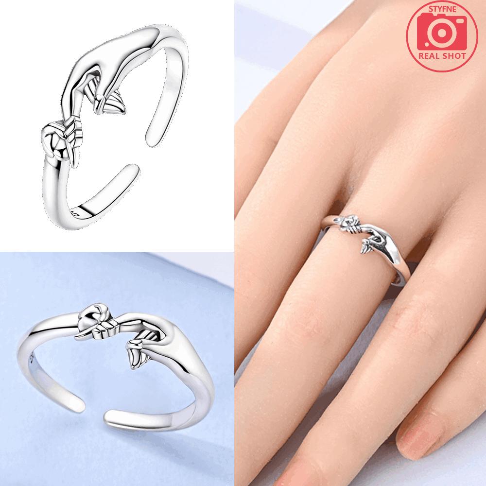 Ring S925 Silver Round Blue Ring Eye of The Devil Religious Ring Delicate Anniversary Fine Gift Accessory
