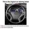 Hand Sewing Car Steering Wheel Cover For Hyundai Sonata 8 2011 2012 2013 2014