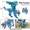 Oenux Original Wilde Dinosaurier Mythos Drache Tiere Modell Feuer Bulle Krake Monster Krabbe Actionfiguren Kinder Sammlung Spielzeug Geschenk