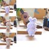 Plush Bunny Precious Keychain Ultrasoft Short Plush Stuffed Animal For Keys Bags And