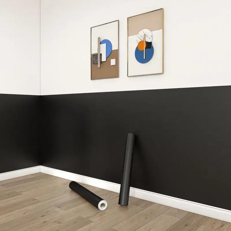 Korea Pink Waterproof Wallpaper Self-adhesive Home Bedroom Dormitory Room Wall Stickers Thickened Paste Table Cabinet Renovation