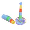 Rainbow Layered Children's Educational Ring Toy for Outdoor Play