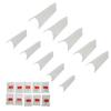 500pcs Nail Tips Artificial Full Cover Manicure False Nail Tips Nail Art AccessoryNatural Color