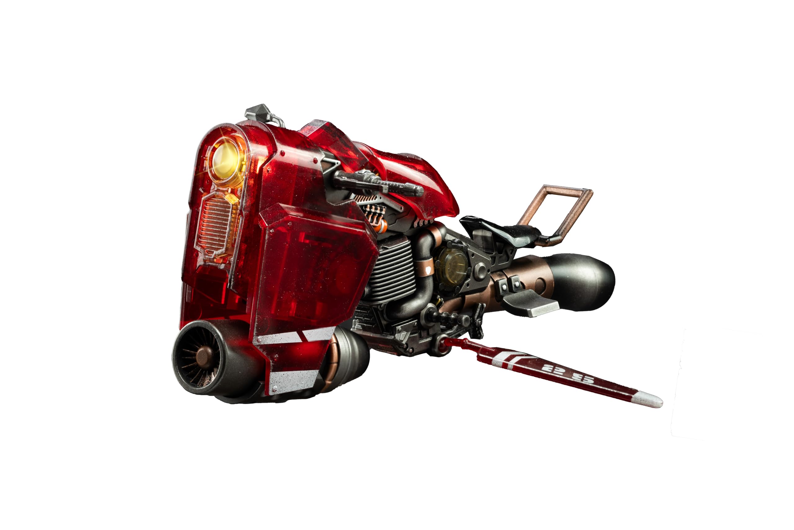 

FOGTOYS Серия Транспортных средств Сокол Полупрозрачный Масштаб Подвижная Фигурка Сделано из и Полирезина Вер.. [01FT] 1/12 Предварительно окрашенный POM, ABS,