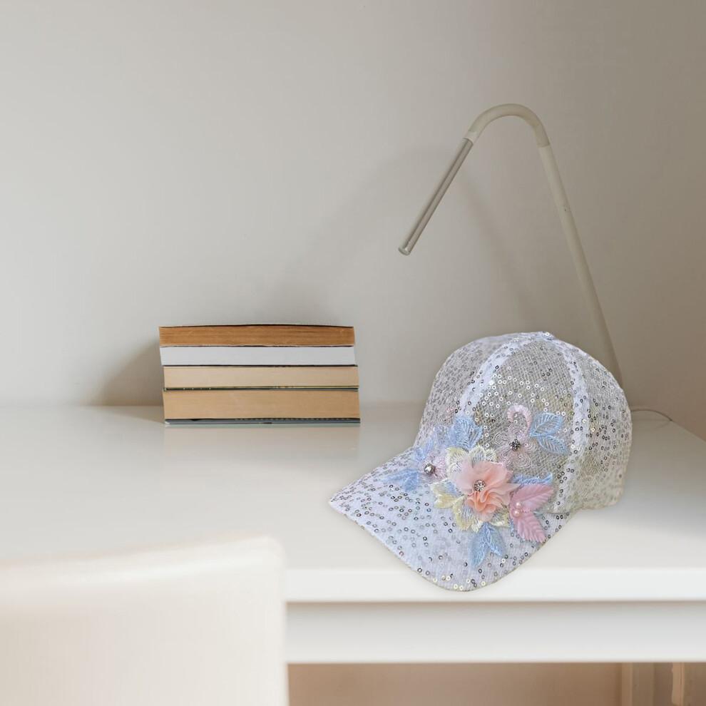 (One Size, Multi-color) Women Flower Embroidered Baseball Cap Low Profile Sun Hat Adjustable Unstructured Dad Hat