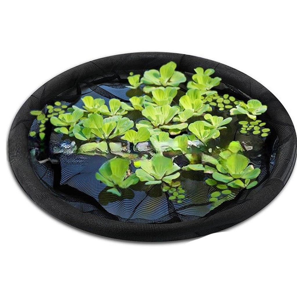 Black Aquatic Plant Guard Mesh Floating Flora Fish Barrier Round Floating Flora Fish Barrier Mesh Floating Supplies