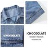 CHOCOOLATEit Men's Loose Fit Denim Workwear Jacket