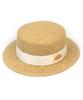 Yunibeosyeolkemiseuteuli Ivory Line Beige Short Panama Hat