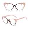 Fashion Round Anti-Blue Light Glasses Women Men Blue Pink Black Eye Protection Ultra Light Eyeglasses Office Computer Goggles