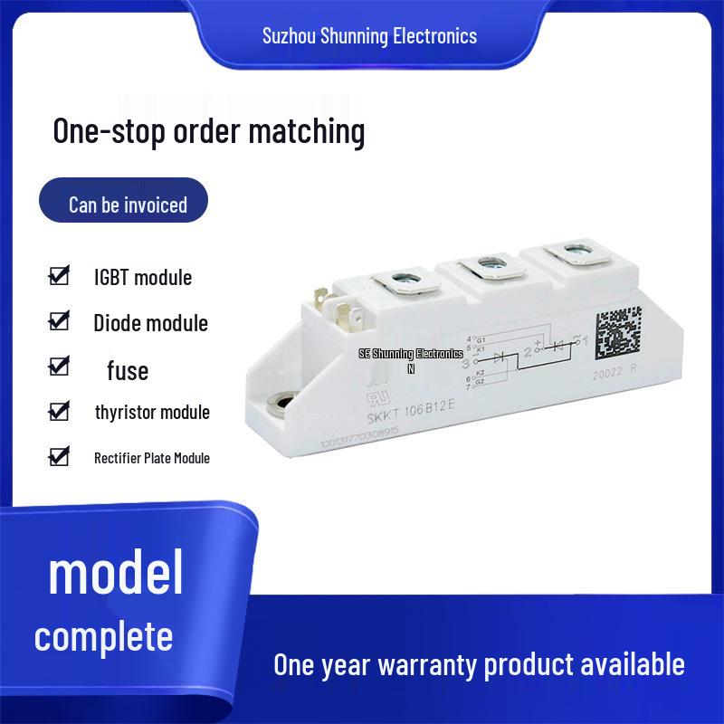 SKKT106B-12E Thyristor Module Electronic Components - Full Model Range, Fast Shipping