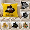 Classic PPunjabB Map Cushion Cover Pillowcase Ultra Soft Skin Friendly Fabric Cloud Like Comfort Concealed Zipper
