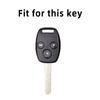 3 Tasten Weiche TPU Auto Schlüsselhülle Abdeckungen Schale Schlüsselanhänger Halter Tasche Für Honda CR-V Civic Fit Freed StepWGN Keyless Schutz