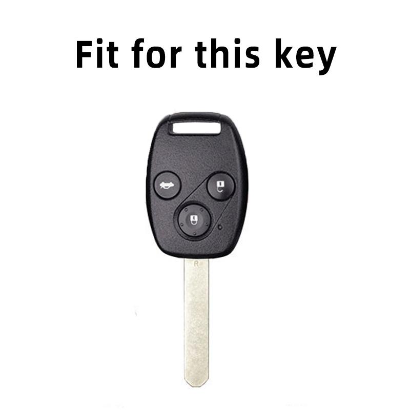 3 Buttons Soft TPU Car Key Case Covers Shell Fob Holder Bag For Honda CR-V Civic Fit Freed StepWGN Keyless Protector
