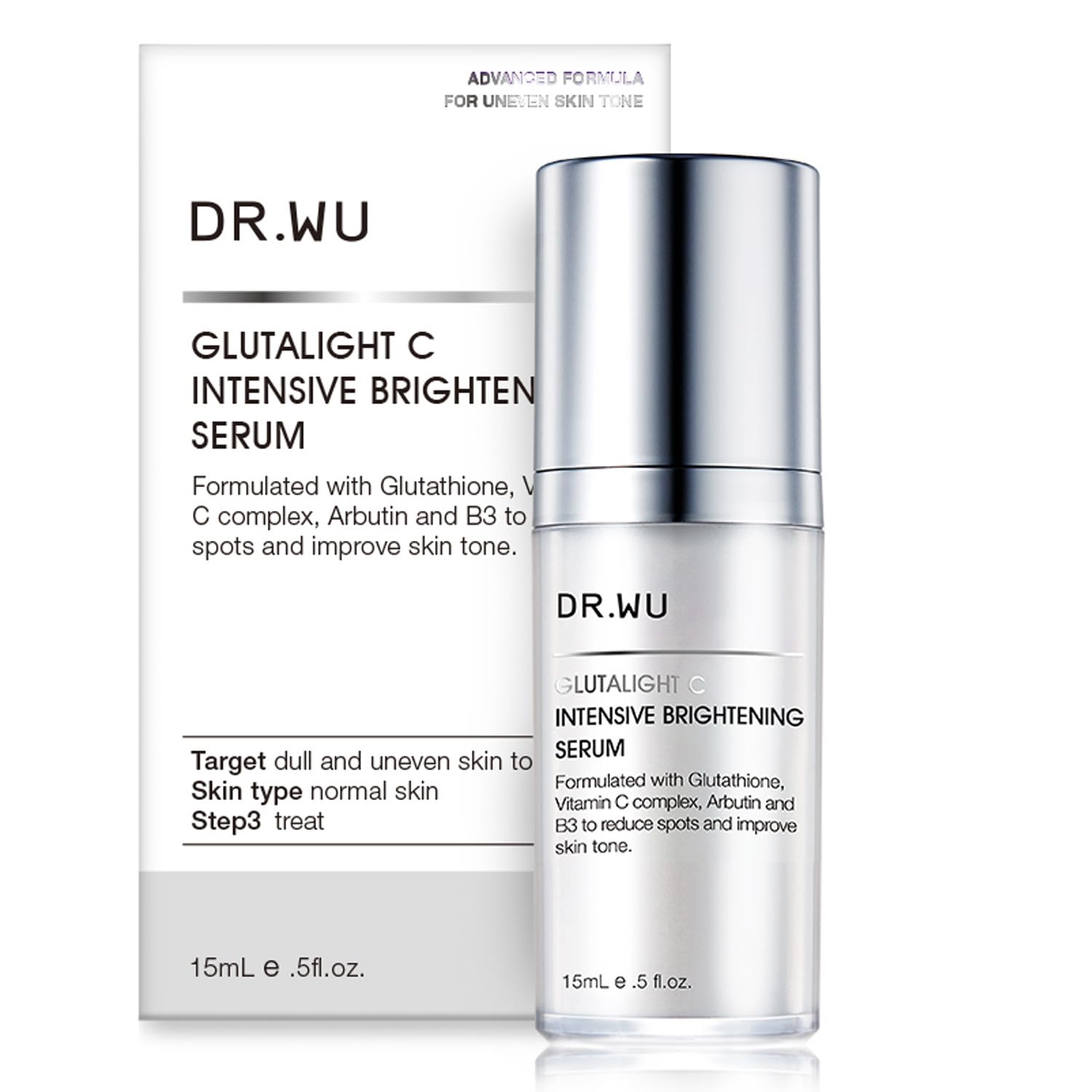

Glutalite C Intensive Brightening Serum Vitamin C Moisturizing for Sensitive Age and Freckles DR.WU [Whitening Serum] Tone-up Dullness, Skin, Dryness,