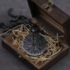 Collier Boussole Viking Vegvísir Nordique 460