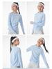 Spring & Autumn Girls' Long-Sleeve Nylon Quick-Dry Yoga & Sports Set