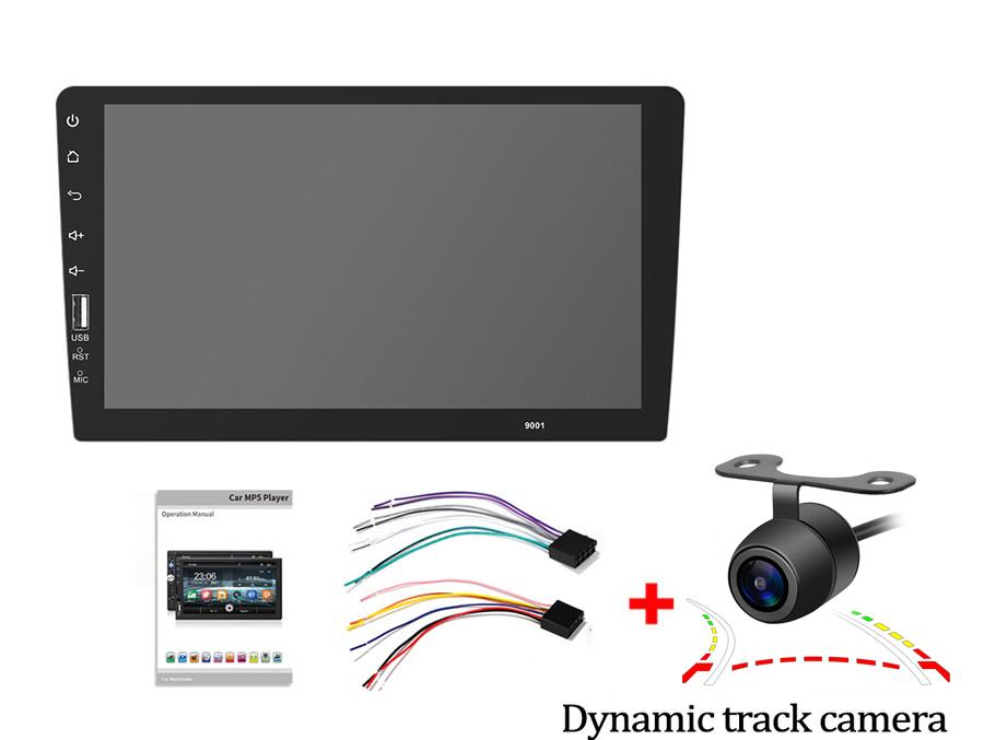 

9 1Din Car Stereo Bluetooth Mp5 Multimedia Player Fm + Dynamic Track Camera 12V