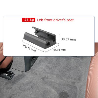 Upgraded LHD RHD Interior Car Front Left Right Seat Sliding Track Rail Trim Cover For BMW X5 X6 X7 G05 G06 G07 G18 -2025