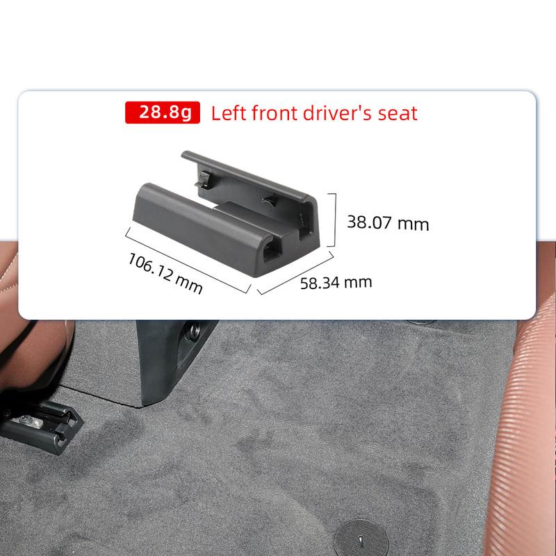 Upgraded LHD RHD For BMW X5 X6 X7 G05 G06 G07 G18 -2025 Interior Car Front Left Right Seat Sliding Track Rail Trim Cover