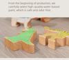 Shinse Dinosaur Building Balance Wooden Montessori Zoo Educational Toy for Babies and Early and Finger Baby Birthday Gift Blocks, Game, Blocks,