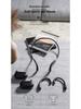 Bluetooth Wireless Hanging Ear In-Ear Headset with Silicone Ear Caps - Comfortable for Long Wear In Sports