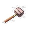 Stainless Steel Saucepan Compact with Wooden Handle Toned Small Milk Pan for Coffee