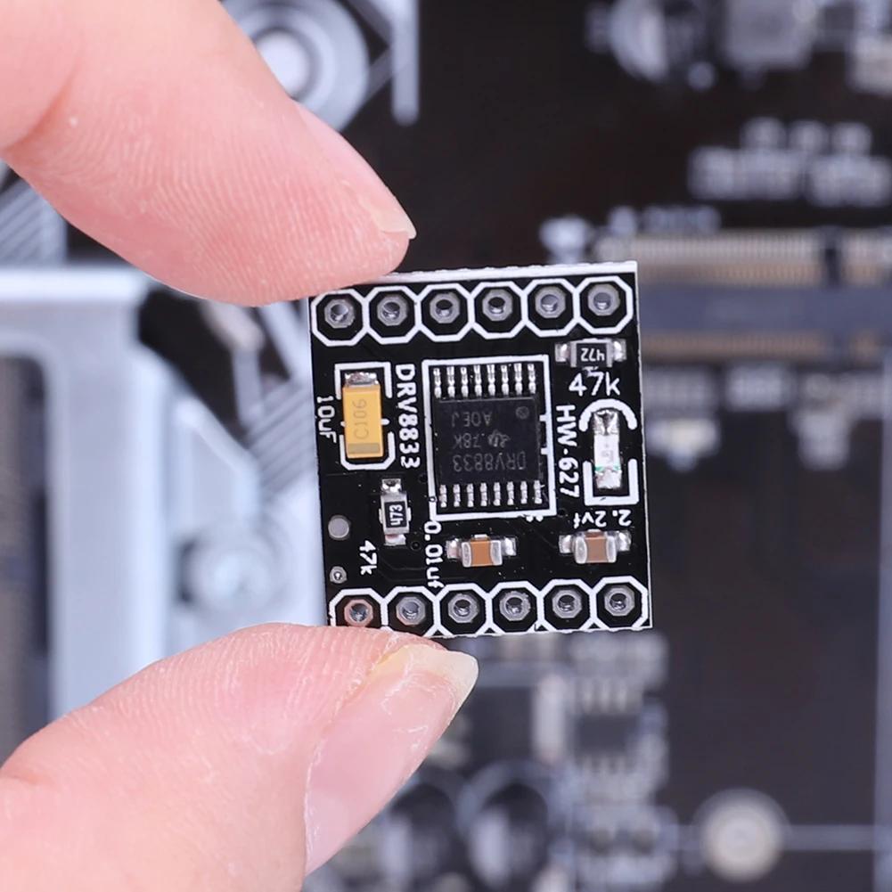 

1-10PCS DRV8833 2 Channel DC Motor Drive Module Board 1.5A 3V-10V Single H-Bridge 2pcs 6Pin Stepper Motor DC Gear Motor Driver