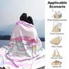 1pc My Melody Unicorn Blanket Lightweight Flannel Throw for Sofa Bed Travel Camping Livingroom Office Couch Chair