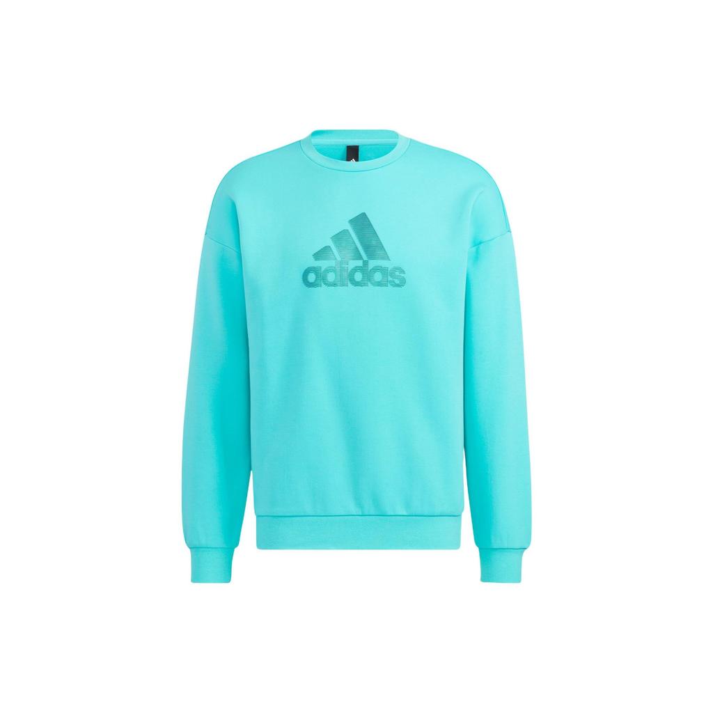 Adidas Sweatshirts Men's Blue Crew Neck Moderate Regular HM2983