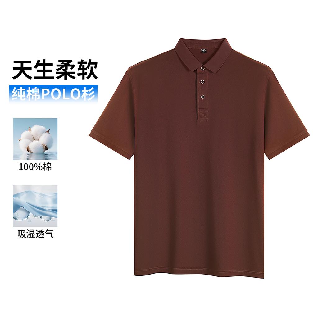 Summer Men's Short-Sleeved Polo Shirt