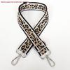 Leopard Print Canvas & Leather Crossbody/Backpack Strap for Women's Bags