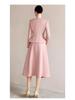2025 Spring Collection: Elegant Pink Two-Piece Suit for Professional Wear