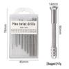 Wenge Wood Hand-Twisted Mini Drill for Precision Carving and Punching