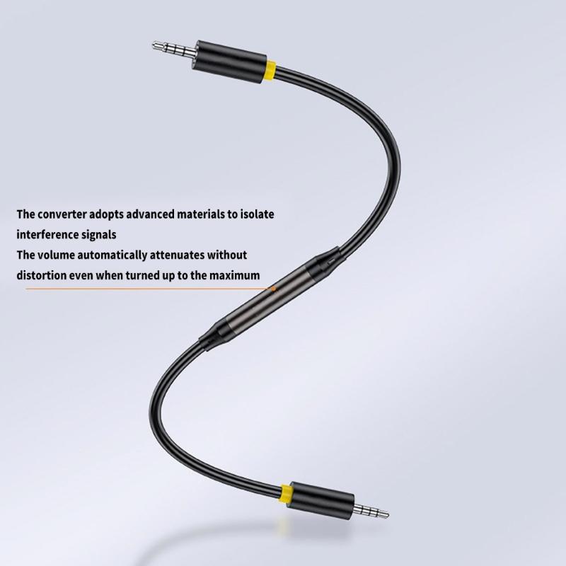 3.5mm to 3.5mm Auditory Cable Bidirectional Recording For Headphones and Smartphones Seamlessly Music Experience