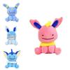 Niedliche Evoli-Pikachu-Plüschpuppe mit wendbarem Blitza, Flamara, Psiana, Aquana und Feelinara