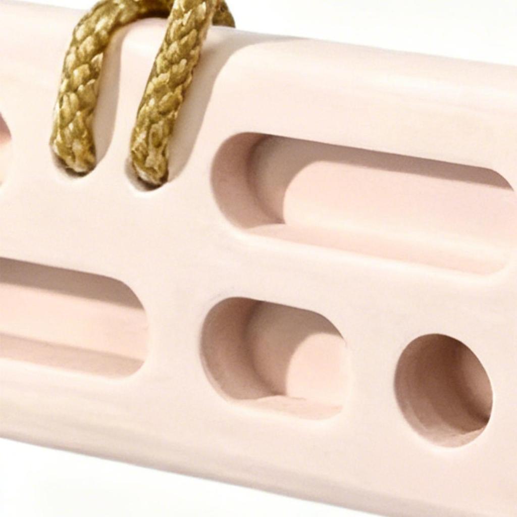 Kletterfingerboard Holz-Hangboard mit Seil Hängebrett Kletterboard Kletter-Hangboard für Indoor-Outdoor-Athleten Kletterer