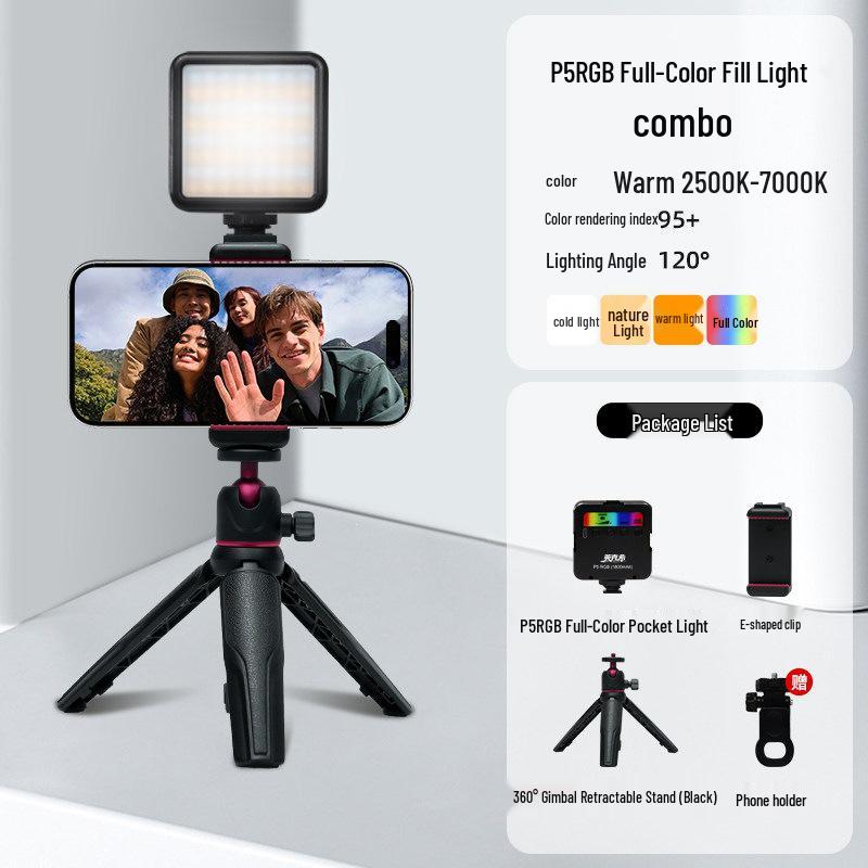 Yingkexi Mini RGB DSLR Camera Fill Light for Photography & Live Streaming