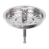 Effective Waste Filtration Brushed Finish Replacement Basket Filter Effective Waste Filtration Optimal Water Flow