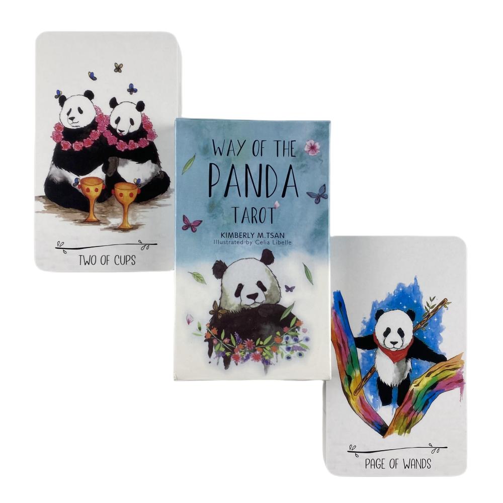 Way of The Panda Tarot Cards A 79 Deck Oracle English Visions Divination Edition Borad Playing Games