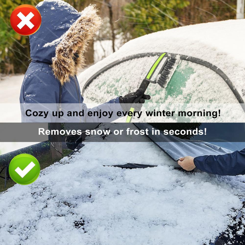 Car Front Windscreen Cover Oxford Cloth Car Windshield Sunshades Rainproof Heat Insulation Universal Car Visor Cover Accessories