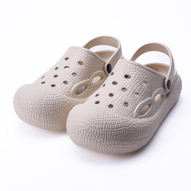 

Дырявые туфли мужские новая летняя одежда спортивные дышащие нескользящие пляжные туфли на толстой подошве для вождения с закрытым носком шлепанцы мужские 44/45 [Standard Size]