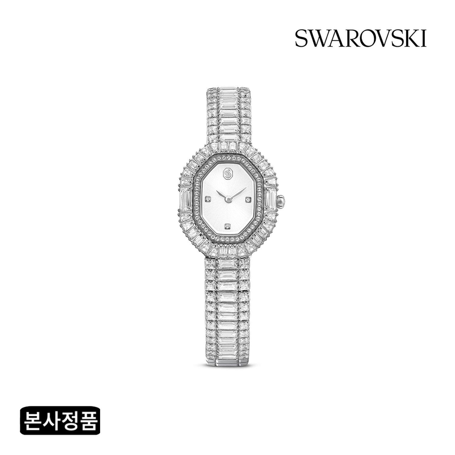 [Swarovski] Matrix Octagon Baguette Cut Silver