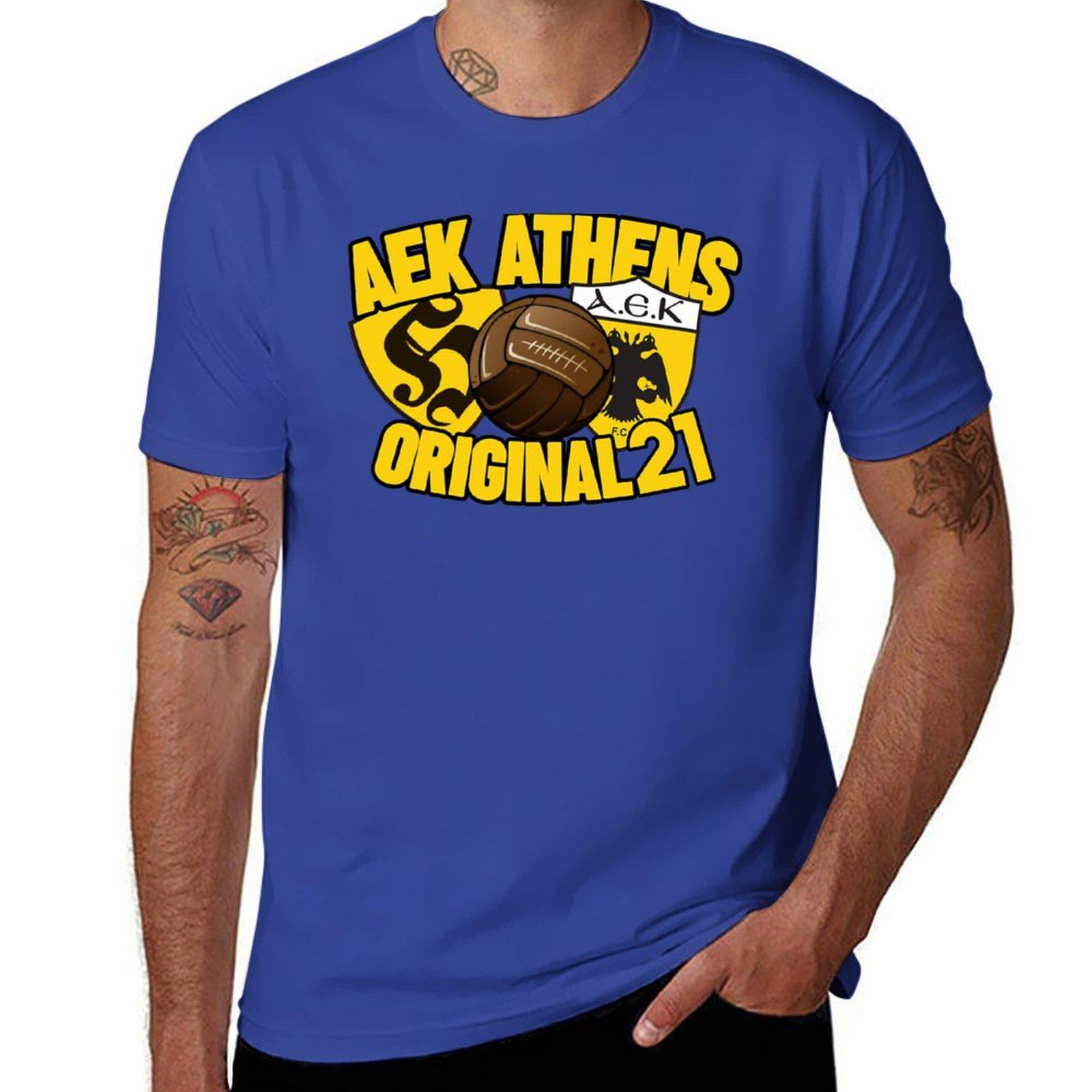 

AEK ATHENS - ORIGINAL 21 (2) T-Shirt funnys sublime Blouse t shirt for men 4XL