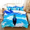 3D Print Anime Tokyo Ghoul Kaneki Ken Bedding Set Printed Duvet Cover Sheet Pillowcase Bed Soft Quilt Cover Full Queen King Size