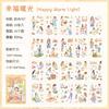 1book/20pcs Cute Cartoon Girls Daily Life Scene Sticker Pack DIY Handmade Album Scrapbooking Decorative Paper Supplies